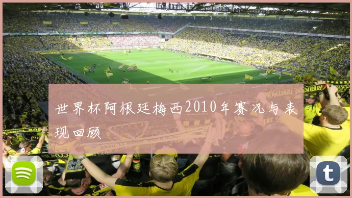 世界杯阿根廷梅西2010年赛况与表现回顾